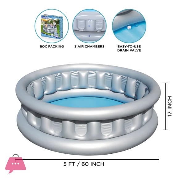 Bestway Silver Spaceship Pool 5 x 1.5 Feet - 51080