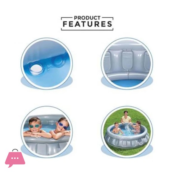 Bestway Silver Spaceship Pool 5 x 1.5 Feet - 51080