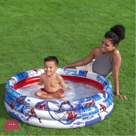 Bestway Spiderman Inflatable Pool 3 Rings 48 x 12 Inch - 98018