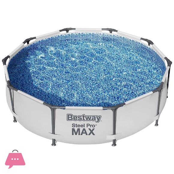 Bestway Steel Pro Round Swimming Pool 10 Feet x 30 Inch - 56406