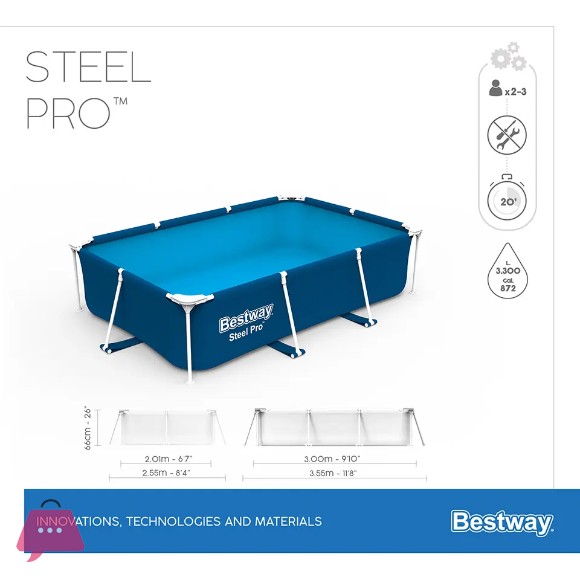 Bestway Steel Pro Splash Frame Pool-56404