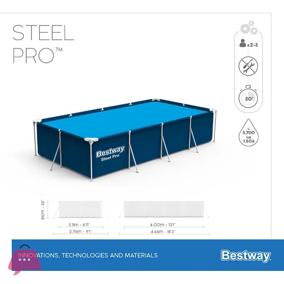 Bestway Steel Pro Splash Frame Pool-56405