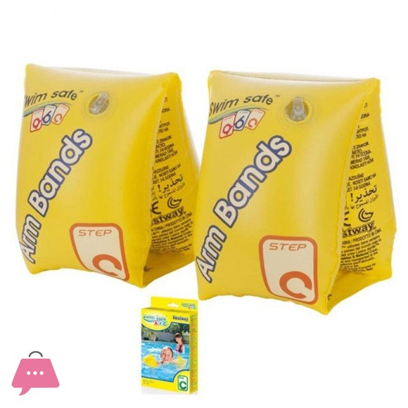 Bestway - Swim Safe ABC Arm Bands - Size 6.2 x 6.6 inch - Age 2+ - 32033