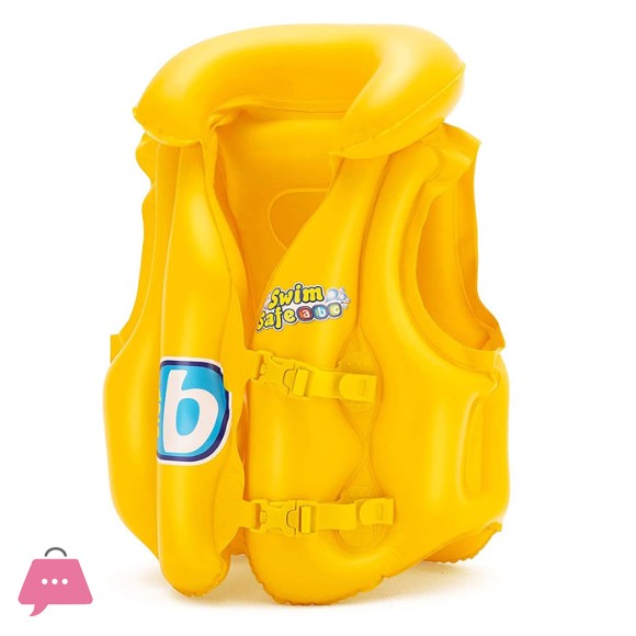 Bestway Swim Vest Baby Swim Float - 20 X 18 inch - Age 3 to 6 Years - 32034