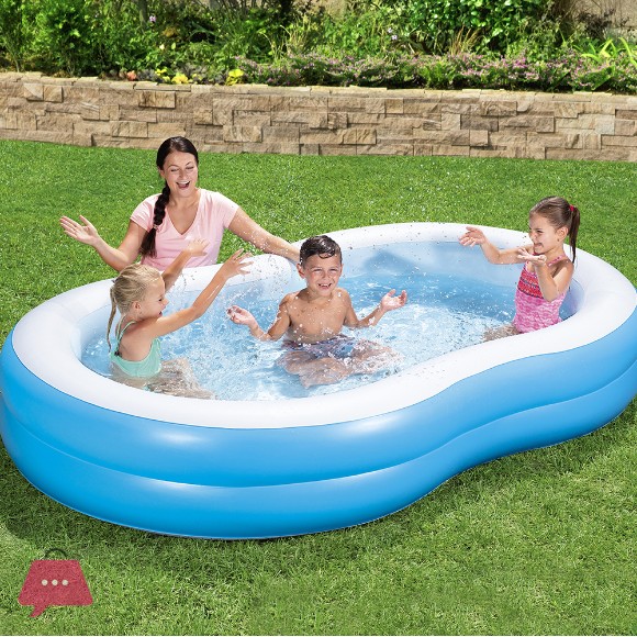 Bestway Vinyl Kids Play Pool - Size 8.5 x 1.5 x 5 - Age 3+ - 54117