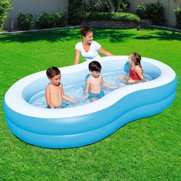 Bestway Vinyl Kids Play Pool - Size 8.5 x 1.5 x 5 - Age 3+ - 54117