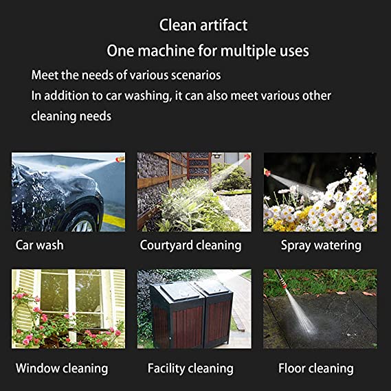 2 Battery+Brief Case Cordless Powerful Pressure Washer