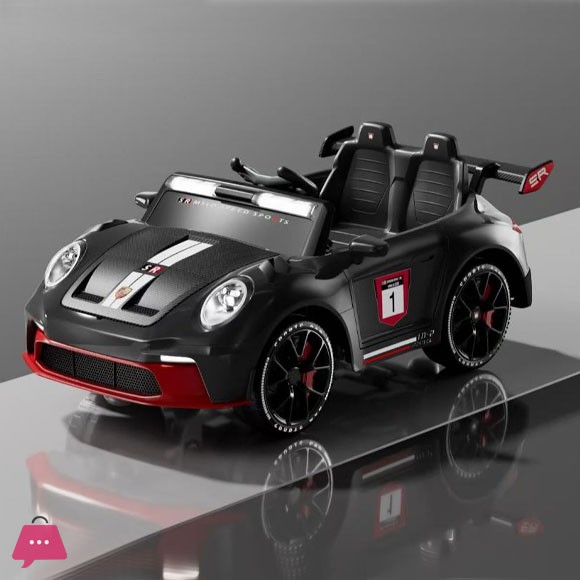 Childrens Battery Operated Sedan Car with Music and Lights. 2 - 6 years