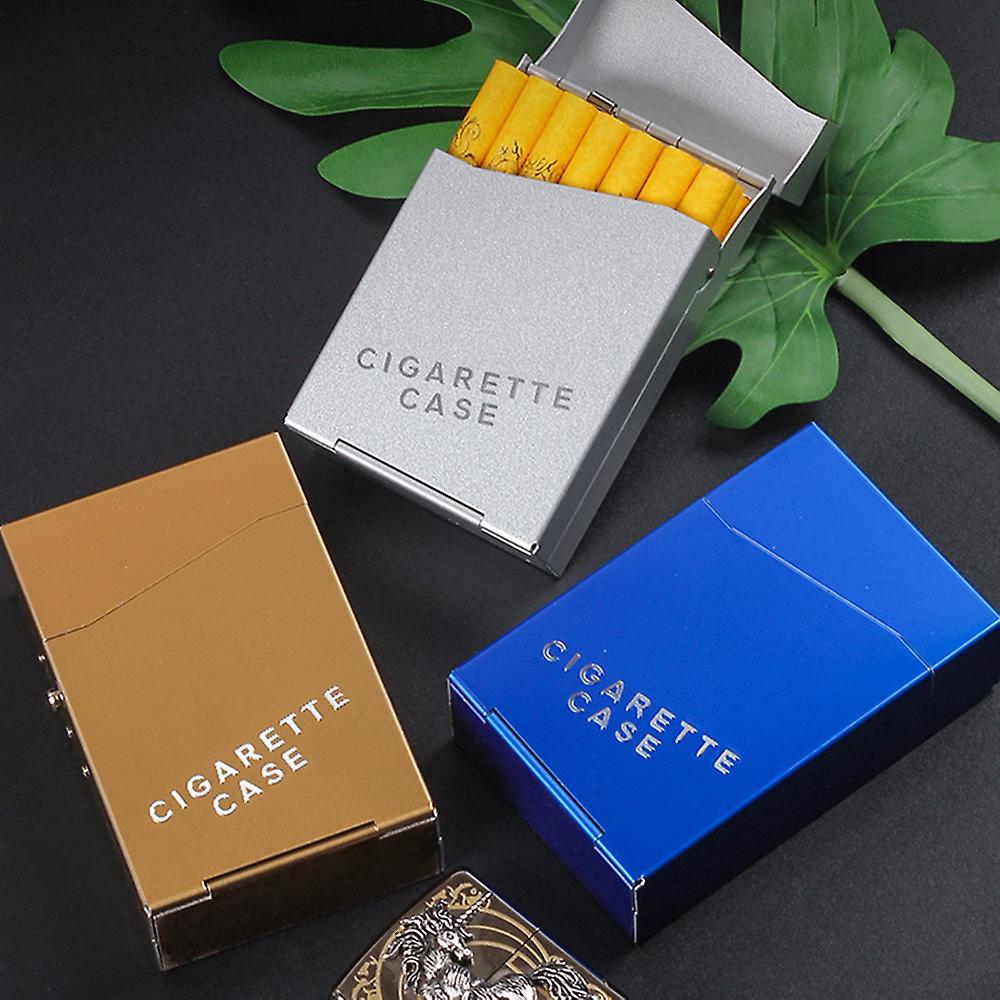 NEW Aluminum 20 PCS Cigarette Capacity Cigarette Case Cigarette Box Gadgets