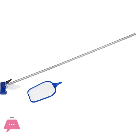 Bestway Flowclear Above Ground Pool Maintenance Kit Includes Suction Heads and Leaf Skimmer