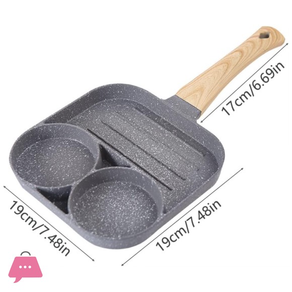Frying Pan for Pancakes, Non Stick Egg Frying Pan, Fried Eggs Pancake Pan, Omelette Pan with Non-Stick Coating, for Breakfast, Fried Egg, Pancakes, Steaks, for Induction Hobs, Gas Stoves
