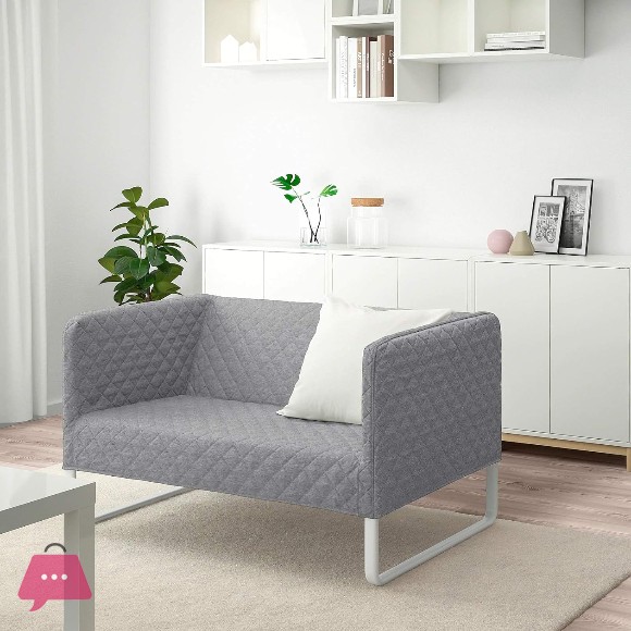 IKEA 2 Seat Sofa Knisa light Grey