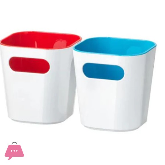 IKEA GESSAN Box, white, 10x10x10 cm