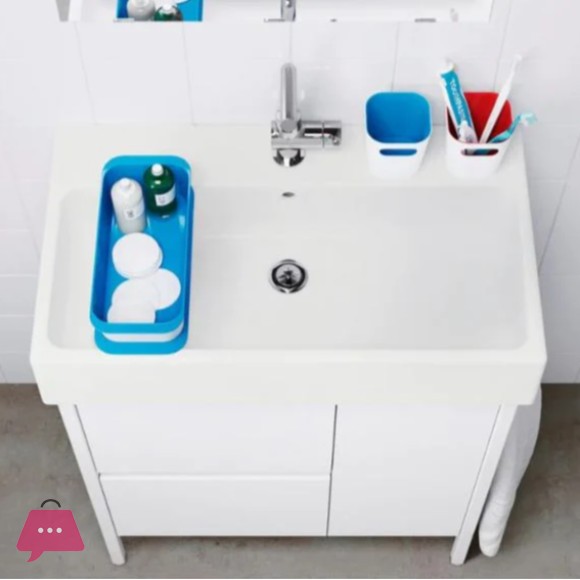IKEA GESSAN Box, white, 10x10x10 cm