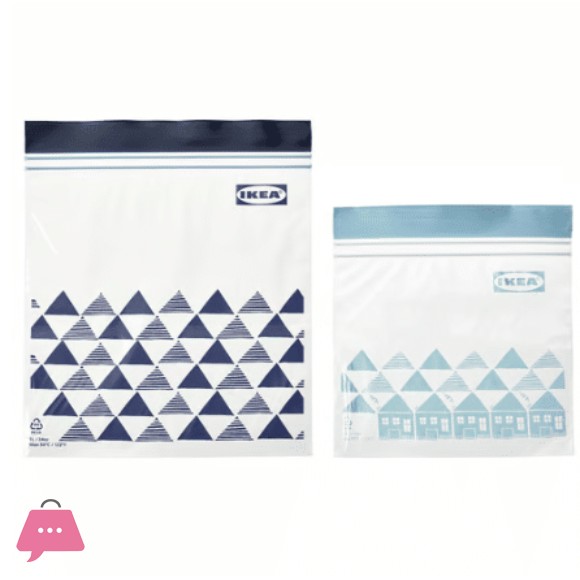 IKEA ISTAD Resealable bag blue 1/0.4L