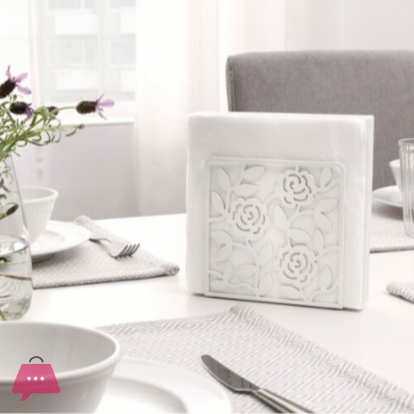 IKEA LIKSIDIG Napkin holder, white