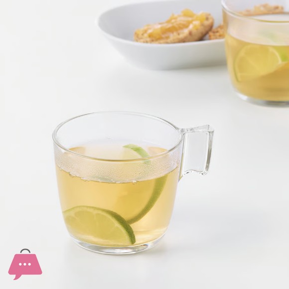 IKEA Mug clear glass 230 ml