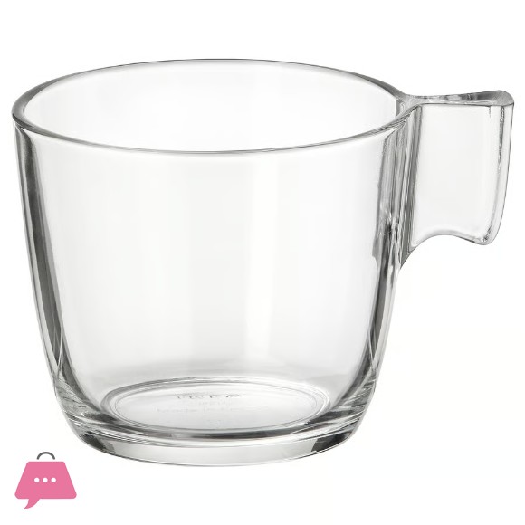 IKEA Mug clear glass 230 ml