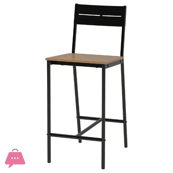 IKEA SANDSBERG Bar stool black