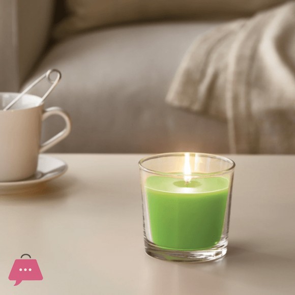 IKEA Scented candle in glass