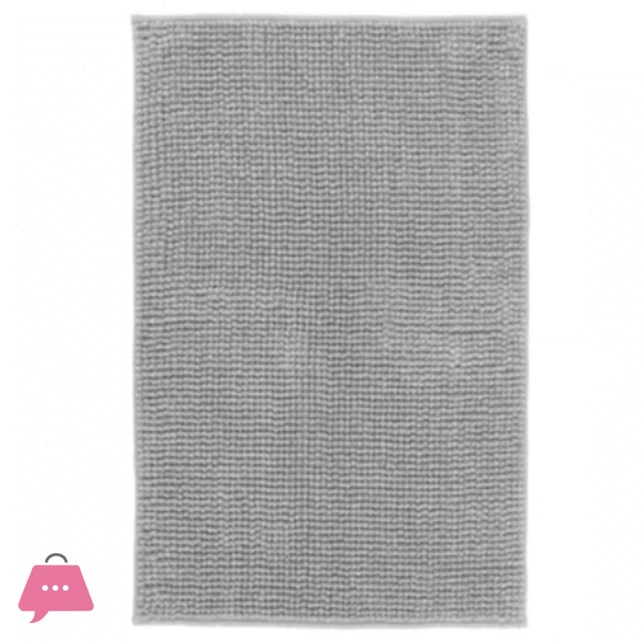IKEA TOFTBO Bath mat, grey-white