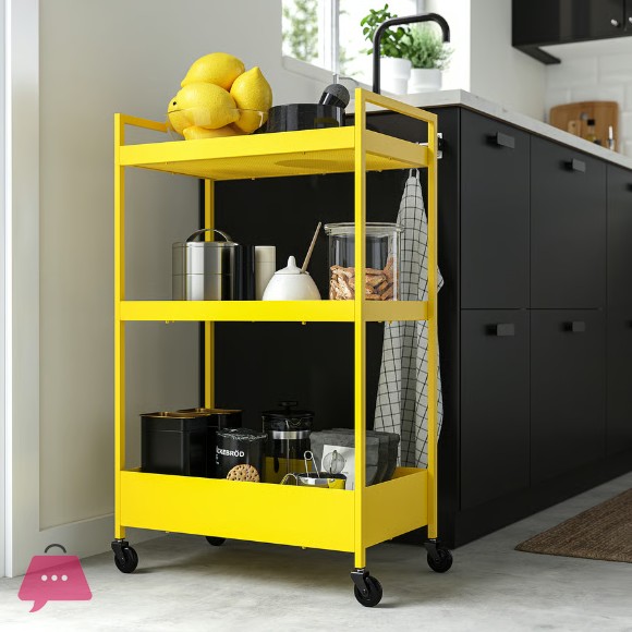 IKEA Trolley Yellow NISSAFORS