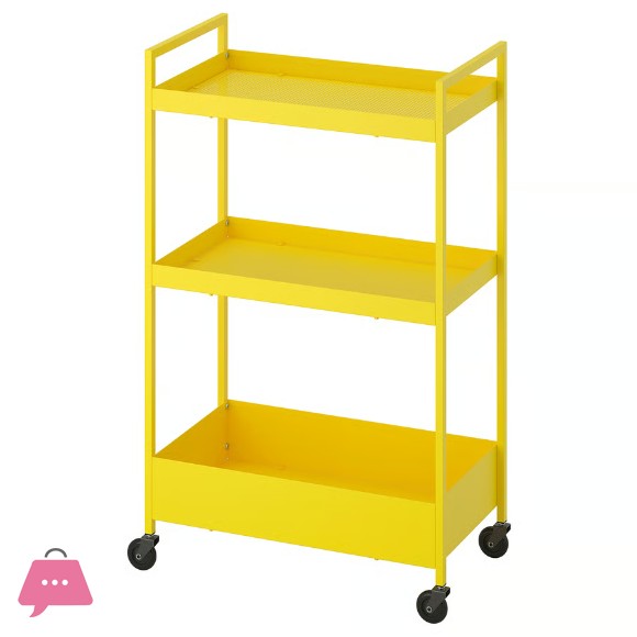 IKEA Trolley Yellow NISSAFORS