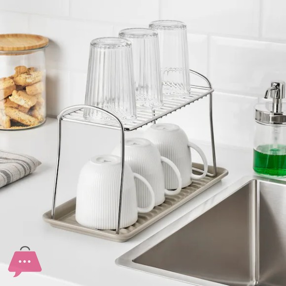IKEA VALVARDAD Dish drying shelf