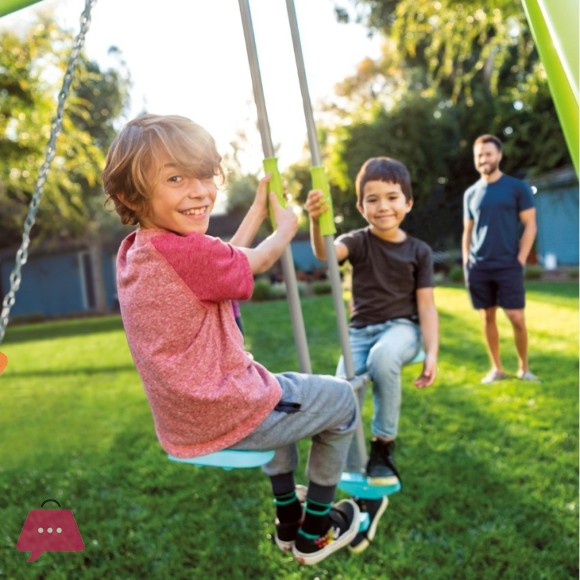 Intex 2 in 1 Childrens Garden Swing with Seesaw - 44120