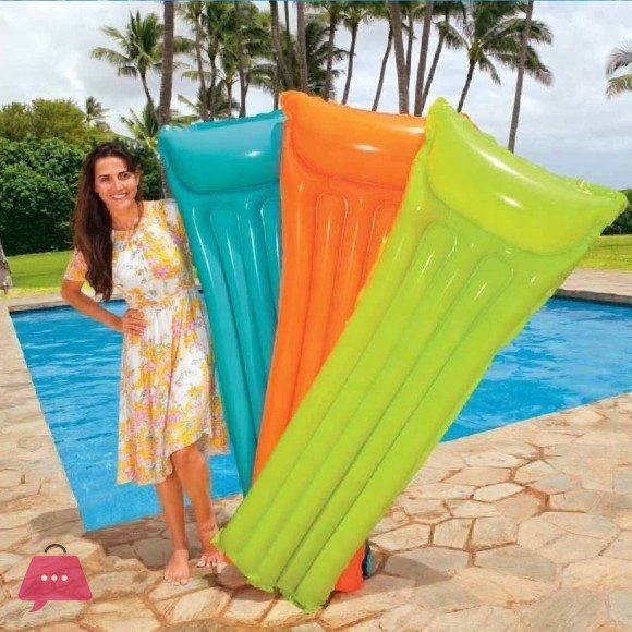 Intex Glossy Adult Inflatable Pool Floating Mat 72in x 27in - 59703