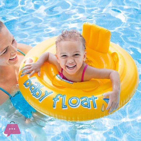 Intex Baby Floating Swimming Aid, Swim Seat 6-12 Month 27Inch - 56585