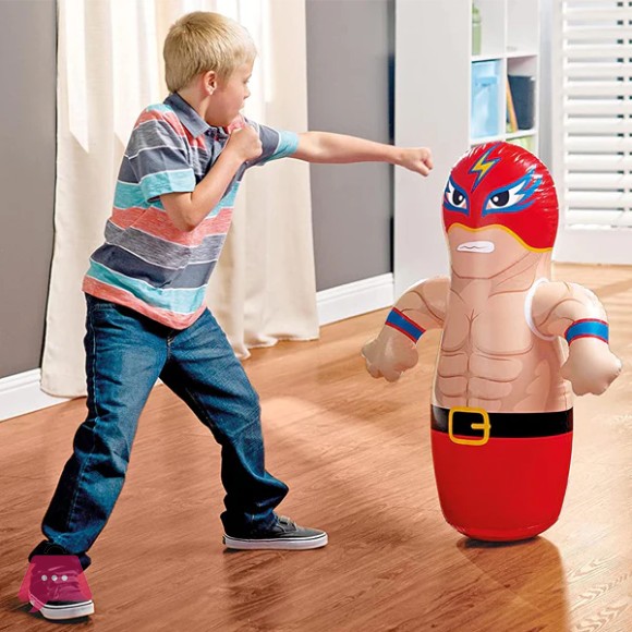 Intex Air Up Bop Punching Bag - Boxer - For Age 2+ - 44672