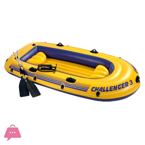 INTEX Challenger 3 InflateBoat Set for 3 Persons 255 Kg - 68370