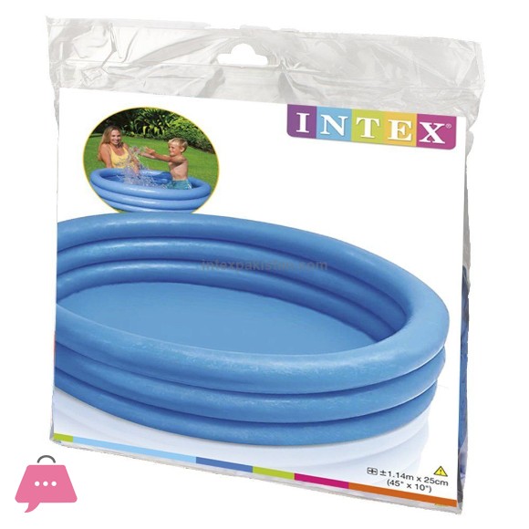 Intex Childern Crystal Blue Pool - 3.75 Feet x 10 Inch - Age 3+ - 59416