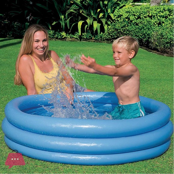 Intex Childern Crystal Blue Pool - 3.75 Feet x 10 Inch - Age 3+ - 59416