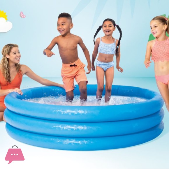 Intex Children Pool Paddling Pool New OVP 3-Ring -168 x 40 inch cm- 58446