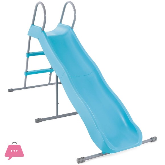 Intex Childrens Garden Slide, Steel and Plastic 6 Feet - 44106