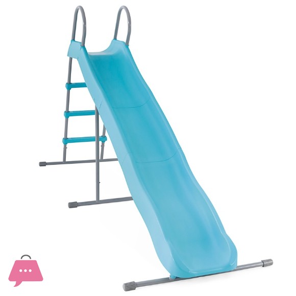 Intex Childrens Garden Slide Steel and Plastic 8 Feet - 44107