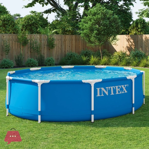 Intex Deep Metal Frame Pool - 10ft x 30in - 28200