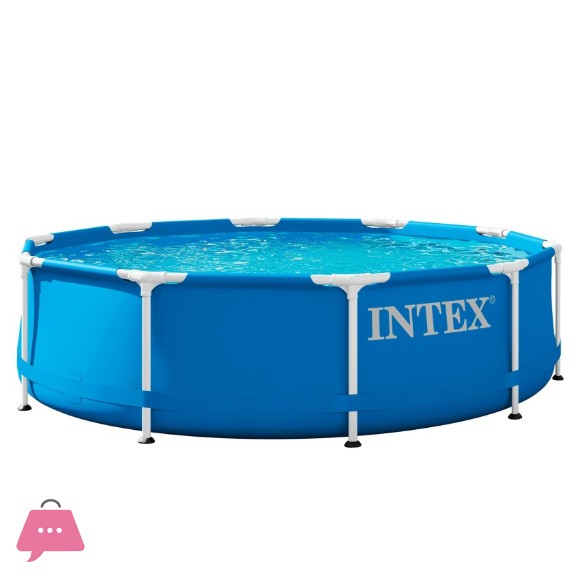 Intex Deep Metal Frame Pool - 10ft x 30in - 28202