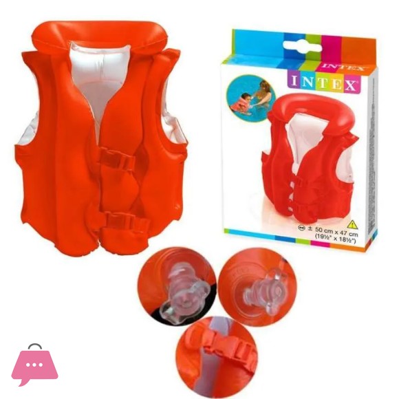 Intex Deluxe Swim Vest, For Age 3-6 - 58671