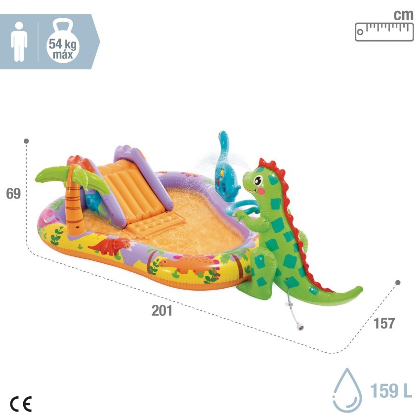 intex-dino-park-inflatable-water-play-center-with-slide-and-sprayer---56139