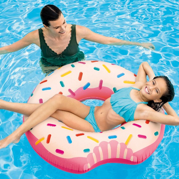 Intex Donut Inflatable Tube Swimming Ring 42 Inch - 56265