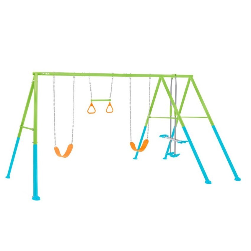 intex-double-garden-swing-with-seesaw-and-gymnastic-trapeze