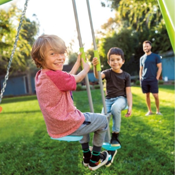 Intex Double Garden Swing with Seesaw and Gymnastic Trapeze - 44130