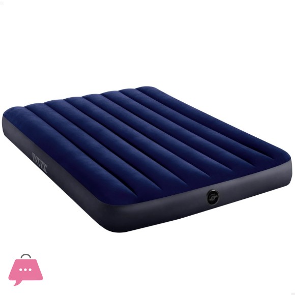 Intex Downy Full Standard Classic Double Inflatable Mattress - 64758