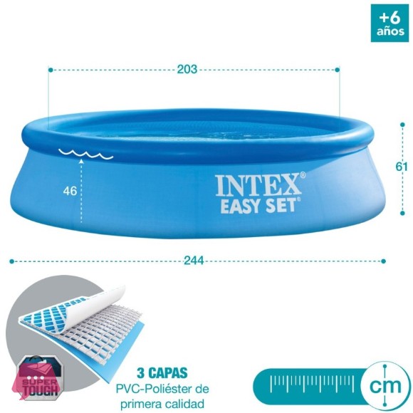 Intex Easy Set Pool with Filter Pump 8 x 2 Feet - 28108