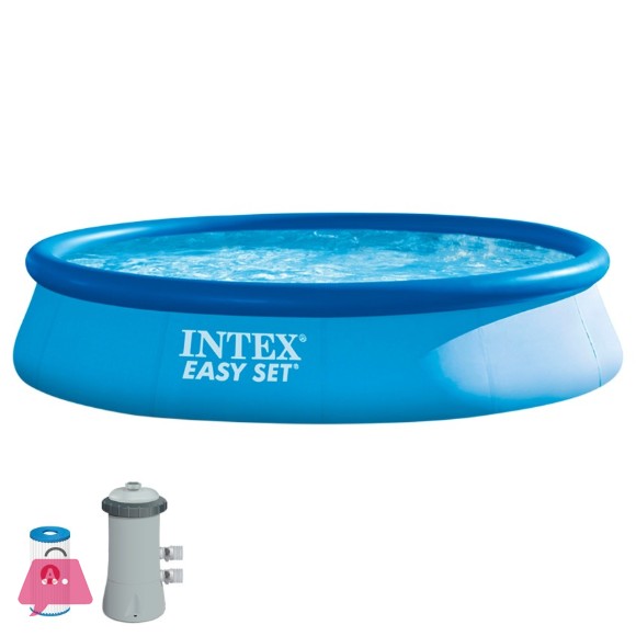 Intex Easy Set Swimming Pool with Filter 13Ft x 33Inch- 28142