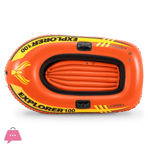 Intex Explorer 100 Inflatable Boat - 1 Person Boat Only - 58329