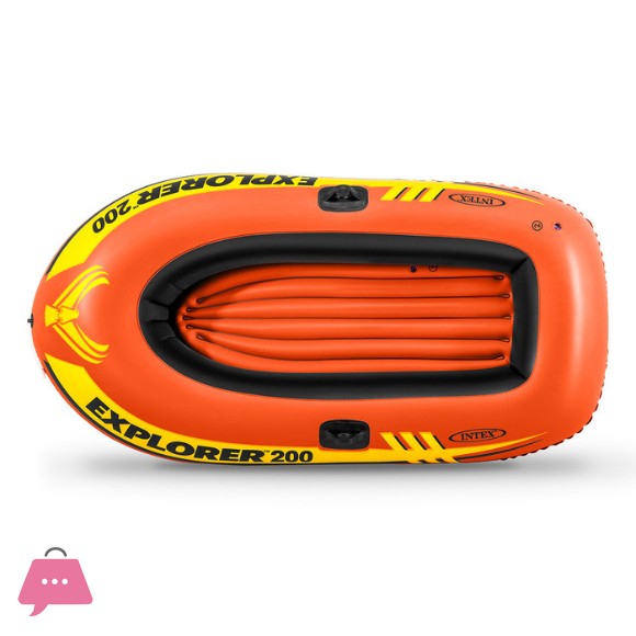 Intex Explorer 200 Inflatable Boat - 2 Person Boat Only - 58330